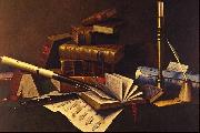 William Michael Harnett Music and Literature oil painting artist
